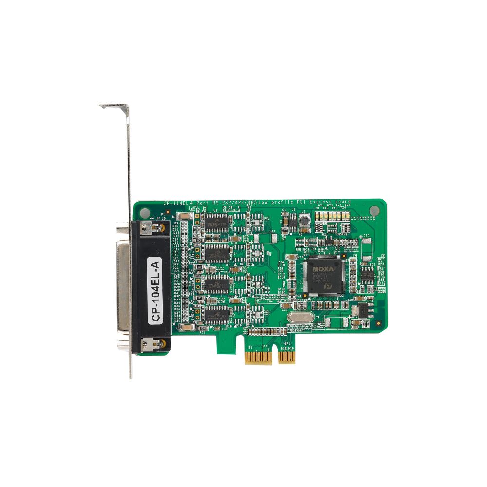 Moxa CP-104EL-A-DB9M 4 埠 RS-232 PCI Express 串列擴充卡